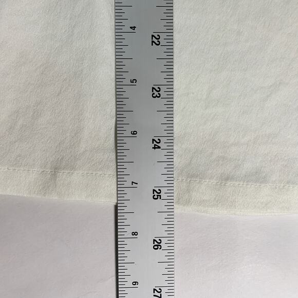 T.La S Womens White Classic Crew Neck Tee Short Sleeve Textured Collar - Picture 7 of 9